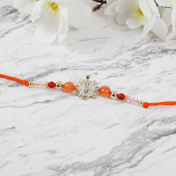 Send Turtle Feng Shui Rakhi Online - RKUAE2152RKH18 | Giftalove