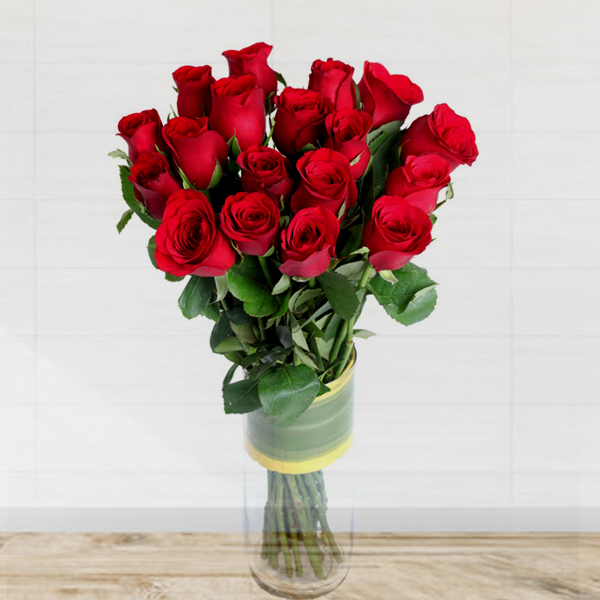 14 Red Roses Send Artful Red Roses Arrangement Online - GAL20-94687 | Giftalove