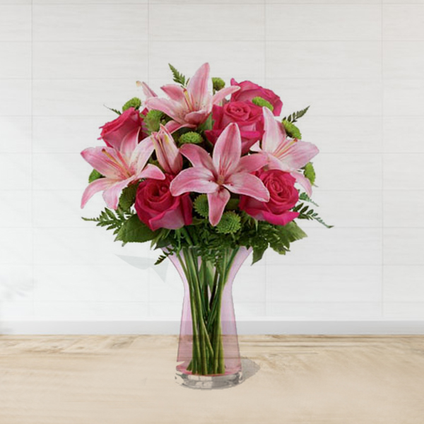 Send Beautiful Bouquet of Pink Flowers Online - GAL20-94677