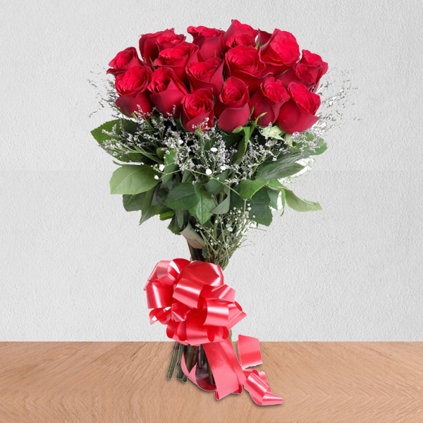 Send Cheerful 25 Red Roses Bunch Online - GAL20-94673 | Giftalove