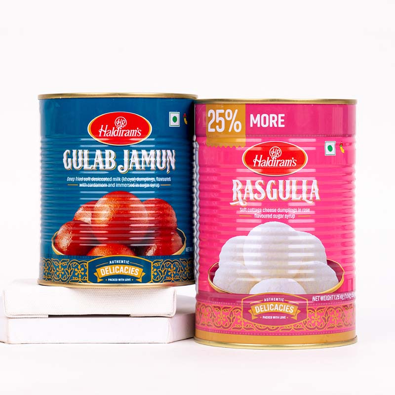 Send Haldiram Rasgulla with Gulab Jamun Online - GAL23-111090 | Giftalove