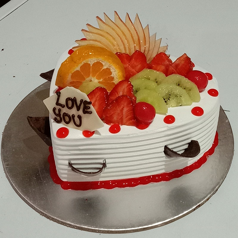 Fruit Shaped Birthday Cake Fruit Shaped Birthday Cake