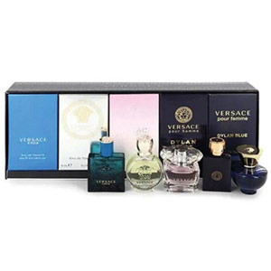 Versace 5 Piece Mini Set for Unisex