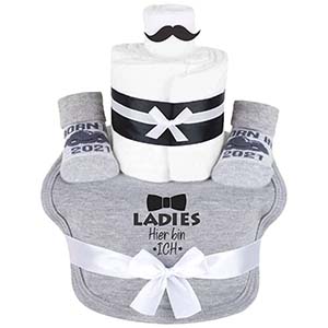 Boy Nappy Cake - Baby Gifts to Germany