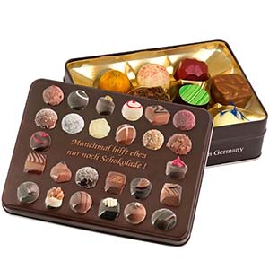 Gift Box "Sometimes Only Chocolate Helps"