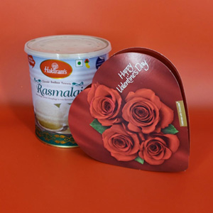 Heart Shape Chocolate with Sweet