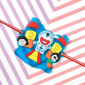 Cute Doraemon Freinds Kids Rakhi to Greece