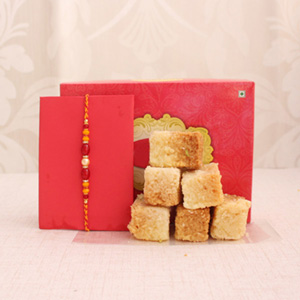 Rakhi and Milk Cake Combo  