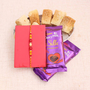 Love for Sweets Rakhi Combo