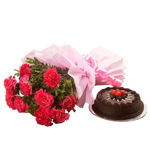 Chocolate Cake N Flowers : Send Christmas Gifts For Husband