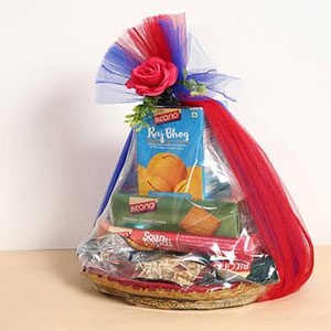 Snacks and Dry Fruits Hamper - Send Diwali Gifts to UAE Online