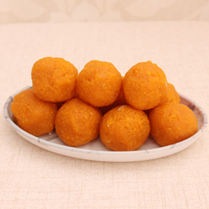 Mouth-watering One Kg Motichoor Laddoo