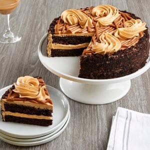 Gifts Online USA-Caramel Chocolate Cake in jackson