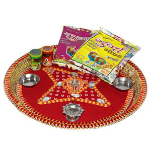 Traditional Holi Thali - Holi Gifts to Bhavnagar