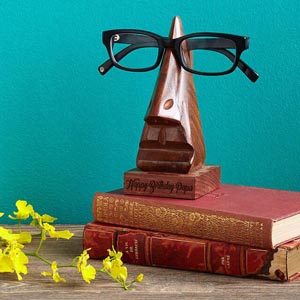 Personalized Wooden Eyeglass or Spectacles Stand