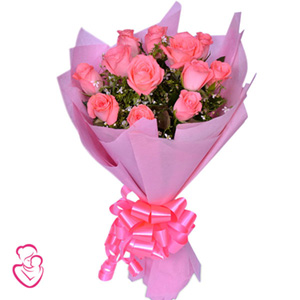 Cute Pink Rose Bouquet