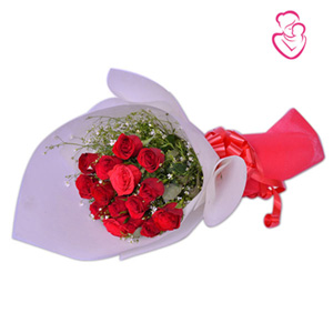 Romantic Red Rose Bouquet