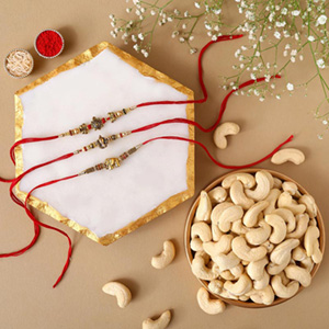 Sneh Feng Shui Rakhi Set & Cashews