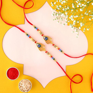 Sneh Incredibly Beautiful Peacock Rakhi