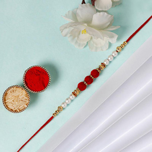 Sneh Premium Pearl Rakhi to Qatar