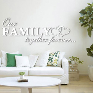 3D Wall Décor Decals for Home Decoration - Our Family