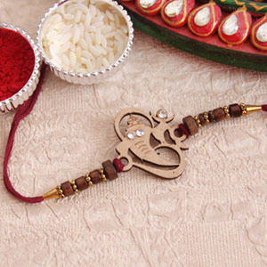Divine Wooden Vinayak Rakhi