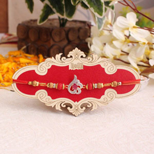Designer Gemstone AD Stone Rakhi