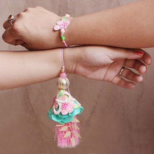 Vibrant Bhaiya Bhabhi Rakhi