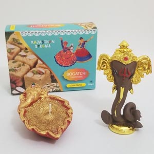 Ganesha and Soan Papdi