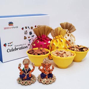Gerua Laxmi Ganesh Diwali Hamper