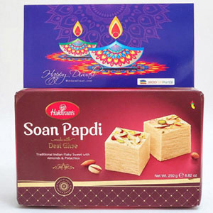 Soan Papdi & Diwali card : Gift Hampers to USA