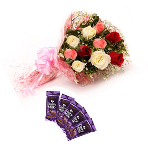 Love Filled Bouquet with chocolate