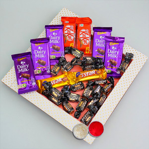 Bhai Dooj Dairy Milk N KitKat Gift Hamper