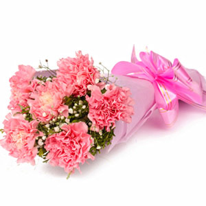 Bouquet of Pink Carnations - Republic Day Flowers