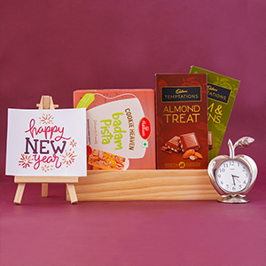 Chocolates N Cookies New Year Gift Hamper 
