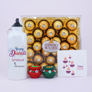 Chocolates N Personalised Bottle Corporate Gift Hamper