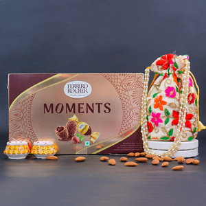 Chocolates with Matka Diyas Corporate Diwali Gift 