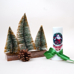 Christmas Tree and Candle Decoration Set for Home Décor : Send Gift Hampers to Kannauj