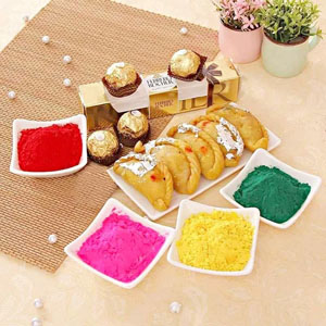 Colourful and Chocolaty Holi Treat