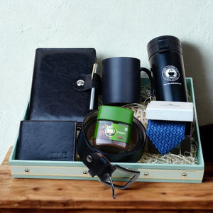 Corporate Desk Gift with Organiser and Travel Mug