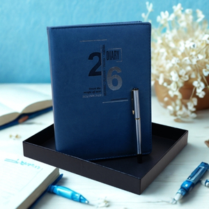 Corporate Navy Blue Diary with Pen in karaikal