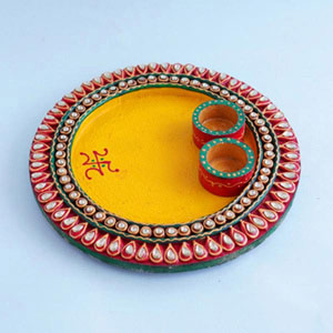 Designer Puja Thali 