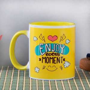 Enjoy the Moment Quotation Mug