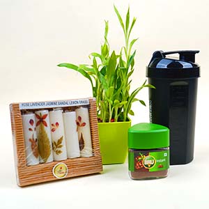 Fitness and Wellness Hamper With Refreshing Aromas