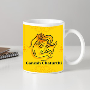 Ganesh Chaturthi Greetings Printed Mug