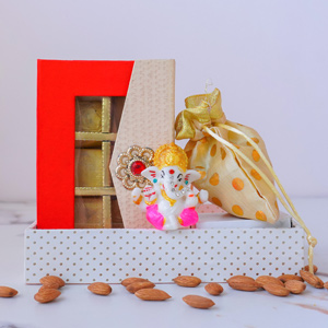 Ganesha Idol with Chocolates Diwali Gift for Employees 