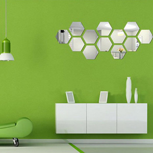 Hexagon Shaped 3d Wall stickers for Home