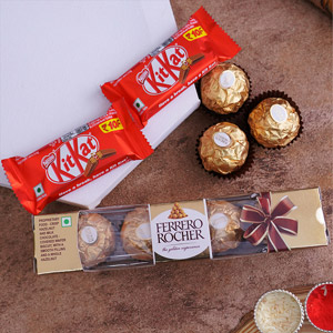 KitKat N Ferrero Rocher for Bhaidooj