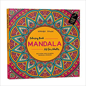 Mandala Art-Adult Coloring Book by Bald Eagle - Stationery for Father