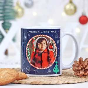 Merry Christmas Cheer Mug for Your Little Sister